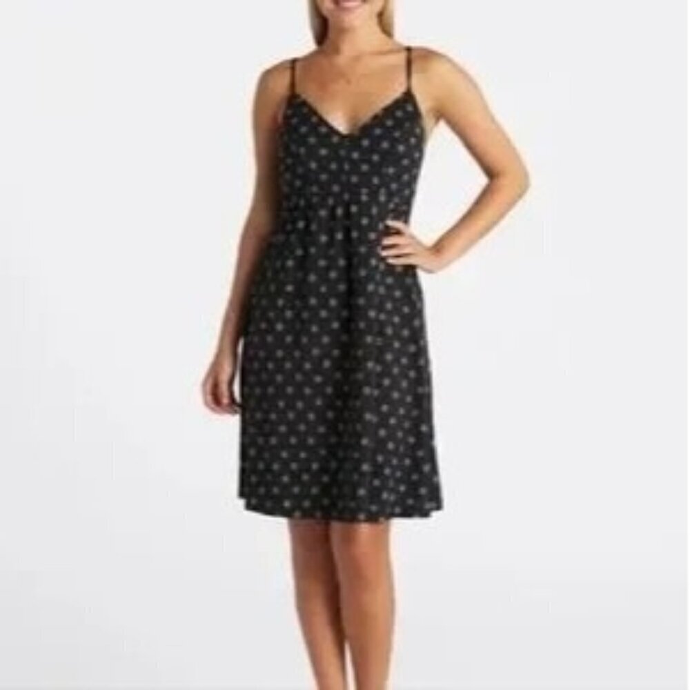 Nine Britton Women's Brushed Knit Sun Dress Black White Size 1X NWT